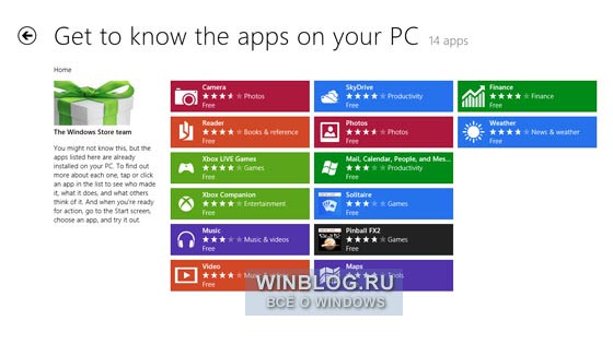 Обзор возможностей Windows 8: магазин Windows Store