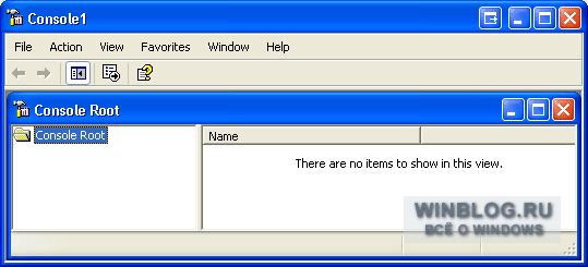 Создание собственной 
консоли MMC для удаленной диагностики в Windows XP