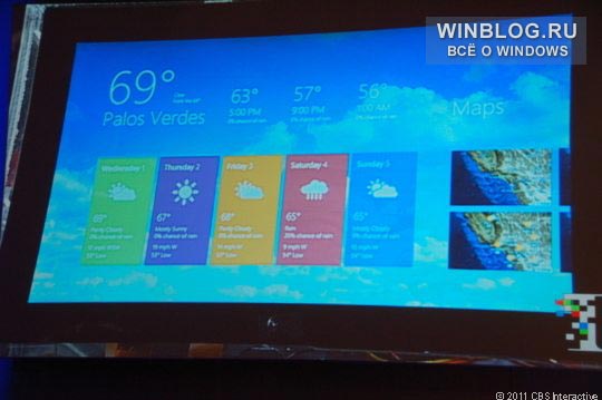 Microsoft представляет Windows 8 для планшетов