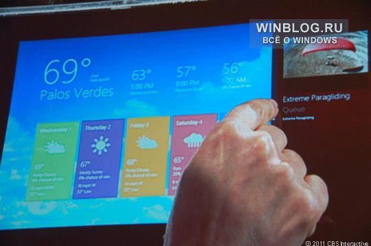 Microsoft представляет Windows 8 для планшетов