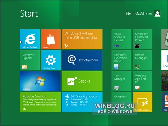Microsoft делает большую ставку на Windows 8