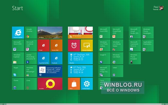 Windows 8 день за днем: сборка Developer Preview