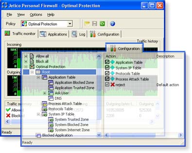 Jetico Personal Firewall 2.0.0.35 - фаерволл