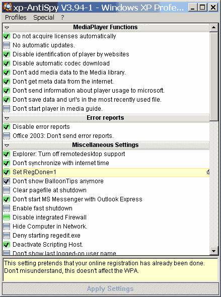 XP-AntiSpy 3.96-3