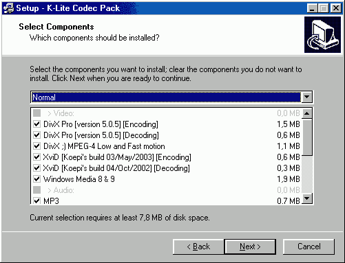 K-Lite Codec Pack Full 2.83 - набор кодеков для Windows