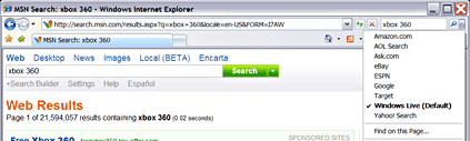 Microsoft Internet Explorer 7 RC-1 (кандидат на выпуск 1).