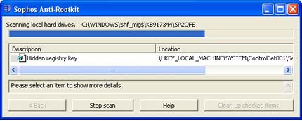 Sophos Anti-Rootkit 1.1