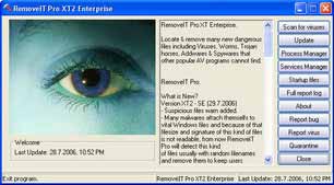 RemoveIT Pro 4 - SE 27.08.2007 - бесплатный антивирус