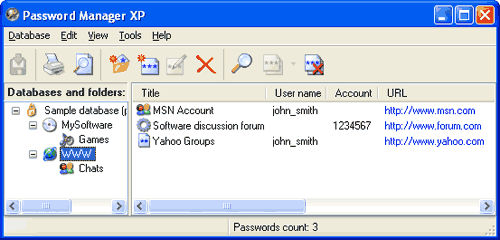 Password Manager XP 2.3.434 - надежный хранитель паролей