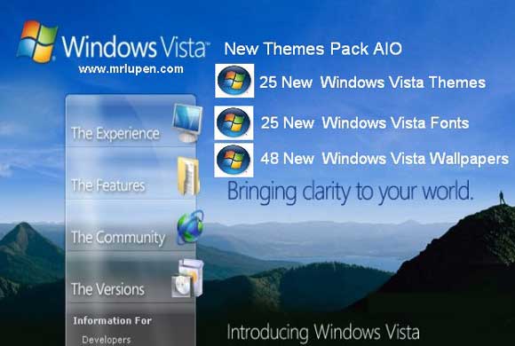 All-In-One Windows Vista New Themes Pack.