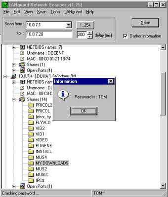 Взлом одноранговых сетей под управлением Windows 9x.