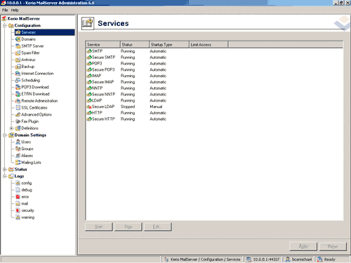 Kerio MailServer 6.3