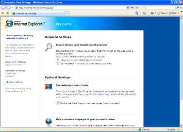 Обзор Internet Explorer 7