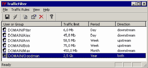 TrafficFilter for Microsoft ISA server 1.0.3