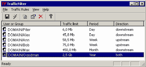 TrafficFilter for Microsoft ISA server 3.0.7