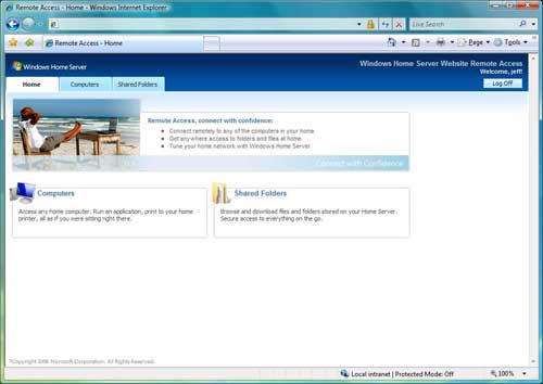Первый взгляд на Windows Home Server.