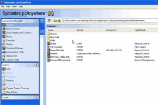 Symantec pcAnywhere 12.0