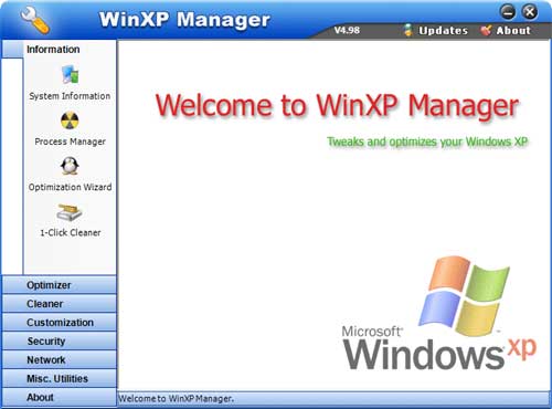 WinXP Manager 5.0.3