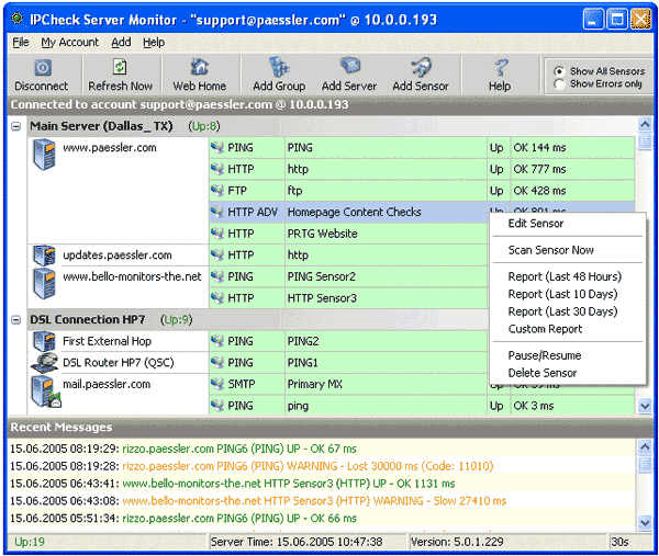 IPCheck Server Monitor 5.3.1.586