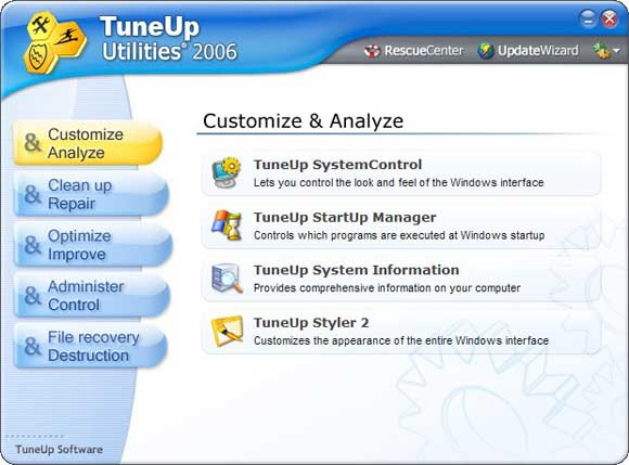 TuneUp Utilities 2008 7.0.8001.0