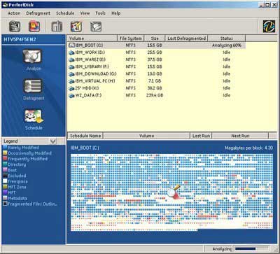 PerfectDisk 8.0.48 - мощьный дефрагментатор.