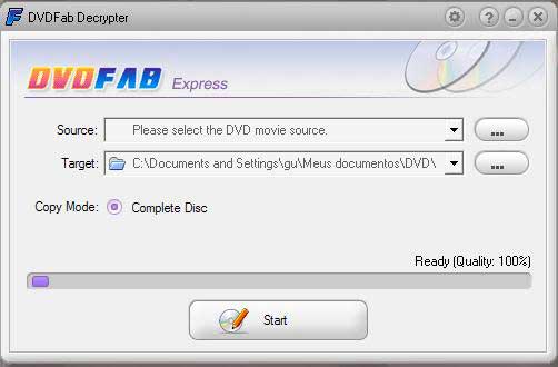 DVDFAB HD Decrypter 3.2.0.6 Beta - запись DVD на жесткий диск