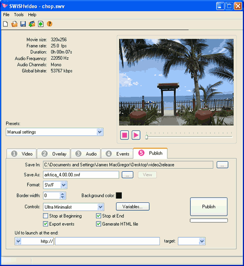 SWiSH video2 2.0 build 20070117a