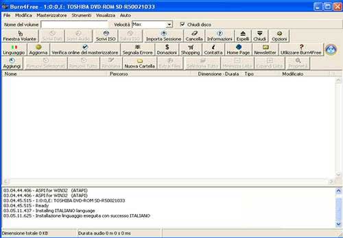 Burn4Free 3.0.0.0 - бесплатная программа для записи CD, DVD, AudioCD
