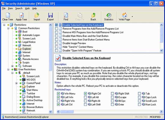 Security Administrator 11.5 - управление доступом к компьютеру
