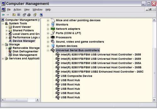 Понимание и использование USB-топологии в Windows XP