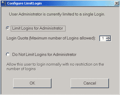 Ограничение одновременных сессий в Windows 2003