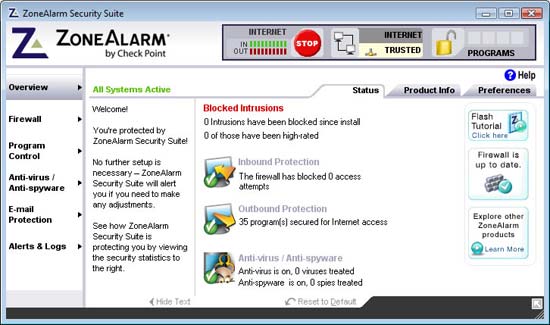 ZoneAlarm Security Suite 7.0.403.000