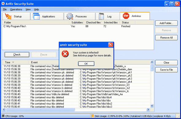 AnVir Task Manager 4.9.1 - Менеджер процессов с функциями анти-вируса