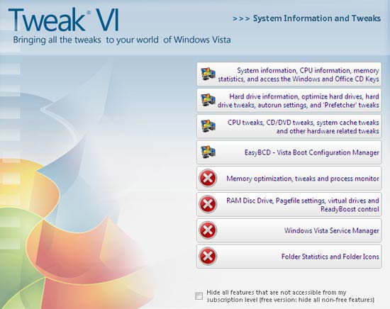 Утилиты для оптимизации Windows Vista: TweakVI и vLite