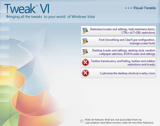 Утилиты для оптимизации Windows Vista: TweakVI и vLite