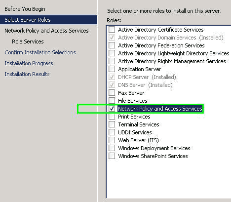 Инструкция по конфигурированию Network Access Protection для ОС Windows Server 2008