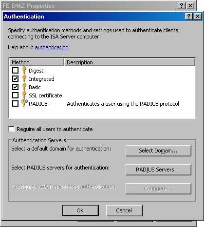 Прерывание VPN соединения перед ISA Firewall