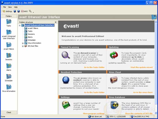 Avast! Professional 4.7.1043 - антивирус