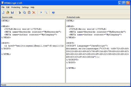 HTMLCrypt 3.00 - защищаем исходный код интеренет-страниц