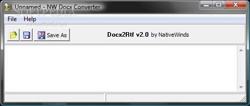 Docx2Rtf 2.2 - Конверт для файлов MS Word 2007 в rtf