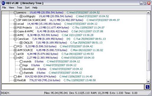 HD3 1.00 Alpha - детальная информация о жестком диске