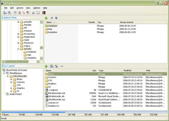 Infra Recorder 0.44.1 - программа для записи CD/DVD