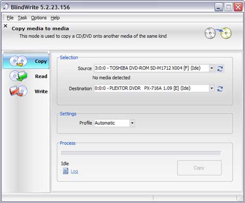 BlindWrite 6.0.4.36 - копируем защищенные CD/DVD