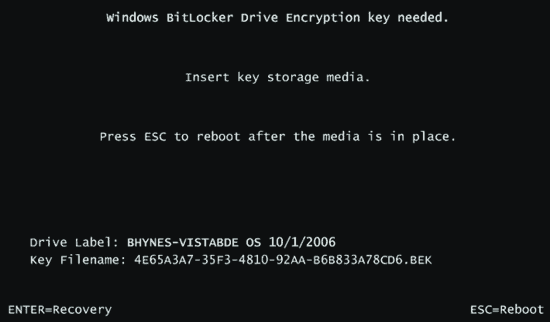 Защита данных с помощью шифрования диска BitLocker