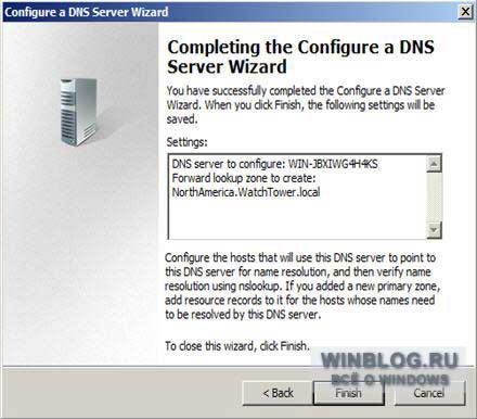 Установка и настройка DNS-сервера.