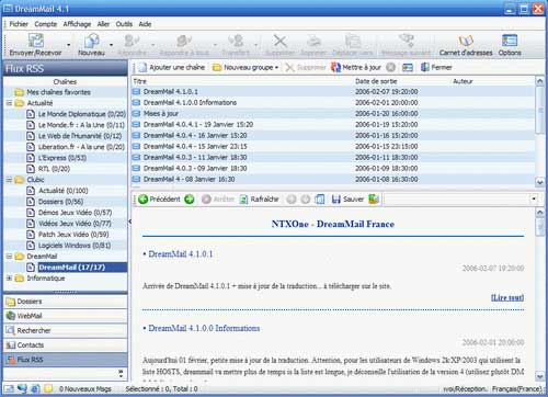 DreamMail 4.4.0.0 - почтовый клиент