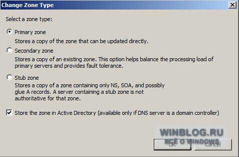 Настройка DHCP для динамического обновления данных в Windows Server 2008