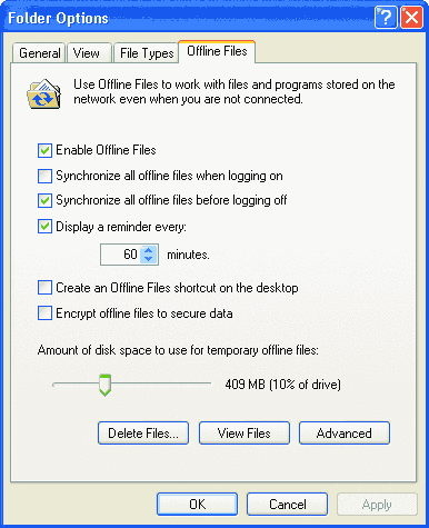 Новые возможности работы с автономными файлами в Windows Vista