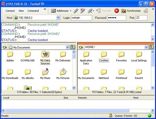TurboFTP 5.60.602 - отличный FTP-клиент