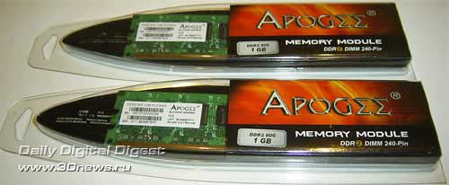 Модули памяти Apogee DDR2